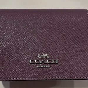Coach Light Purple with Silver Mini Wallet On A Chain C0059
